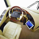 Illustration for article titled Luxury Caravan Has Sports Car Parking Dock In Its Belly